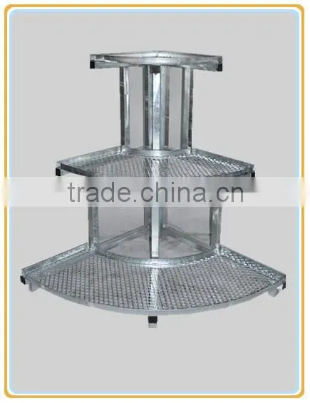 stainless steel display rack, showing style, show shelves