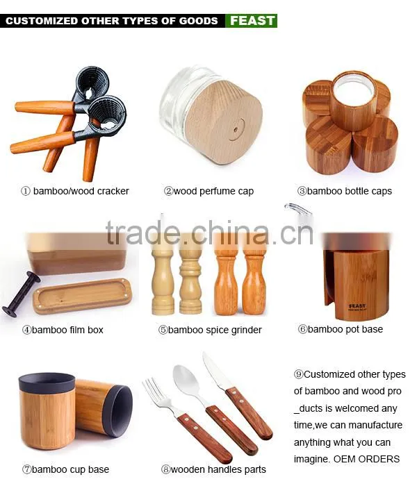 new style popular bamboo spice grinder