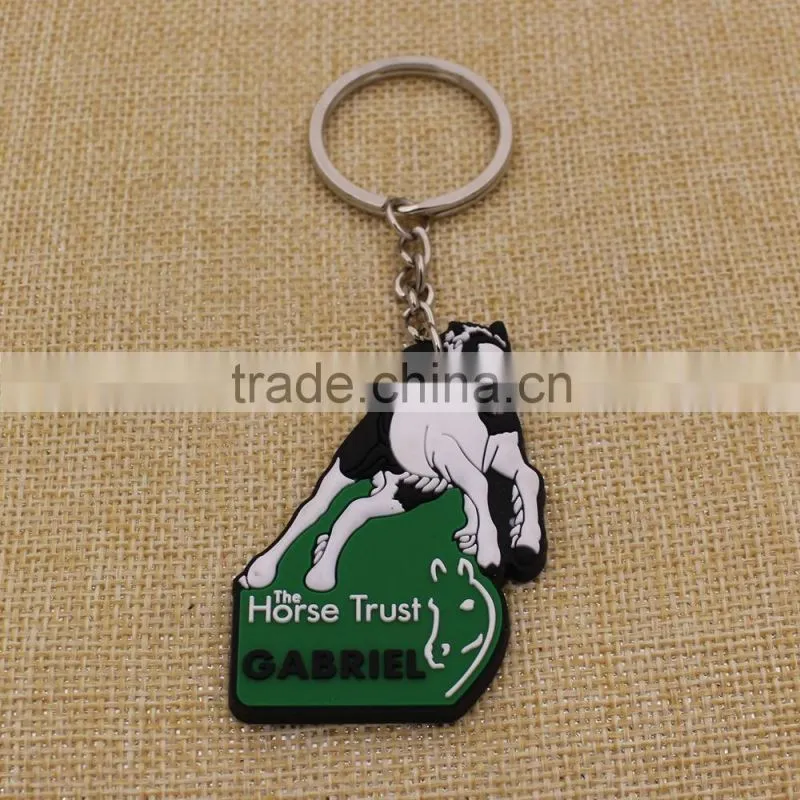 Wholesale cheap custom T-shirt shaped PVC keyring