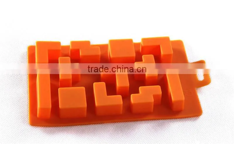 1pcs Game Tetris Ice Bricks Tray Ice Tray Mold Mould Maker Party Silicone Summer Ice Cube Carving Mold Mould Maker