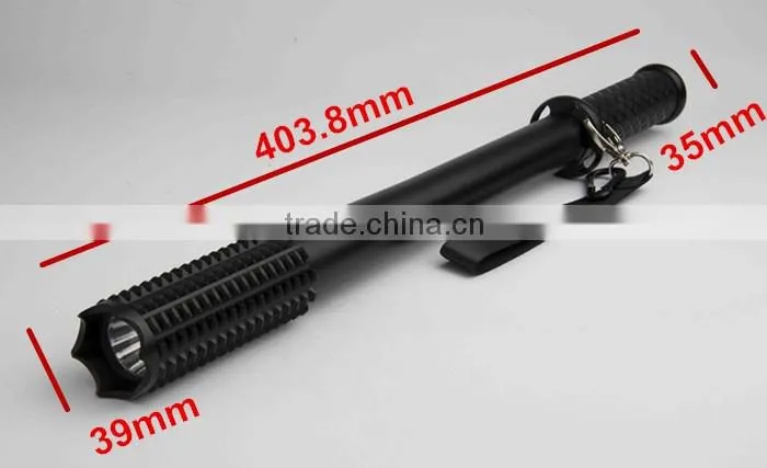 Onlystar GS-9801 aluminum XPE R3 250lm police self-defence led baton flashlight