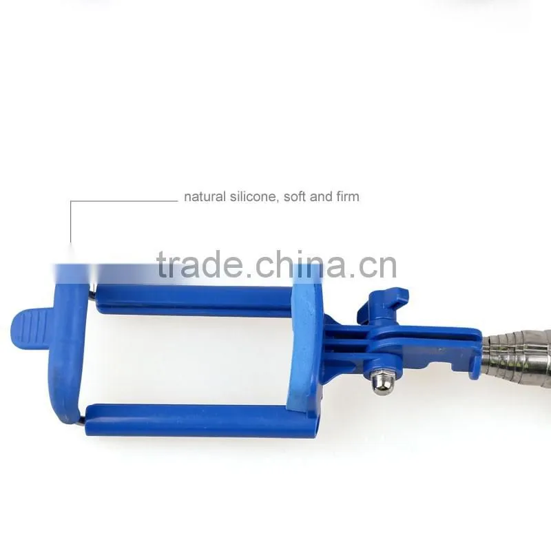 Factory price mini foldable bluetooth monopod selfie stick for smart mobile phone