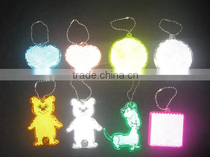 popular selling reflective crystal keychain