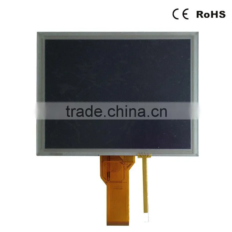 8" inch 800x600 pixel with touch screen LCD display panel RGB interface 50 pins connector