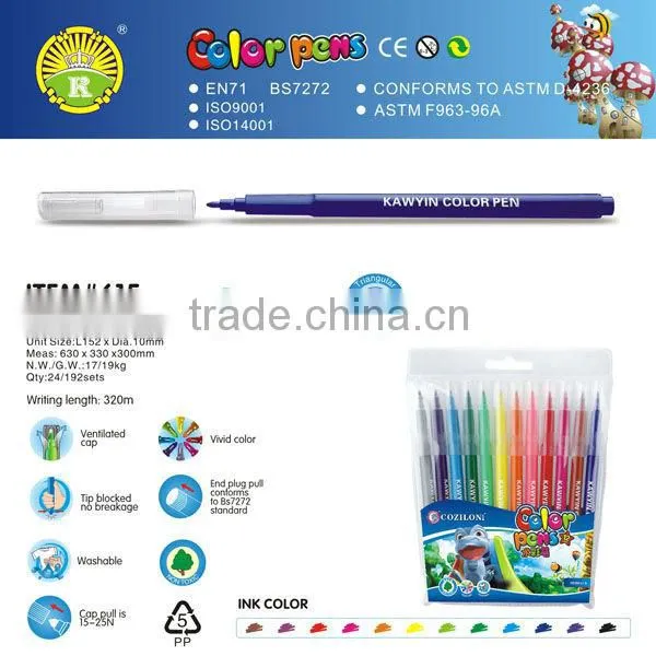 Triangular water color pen item 615