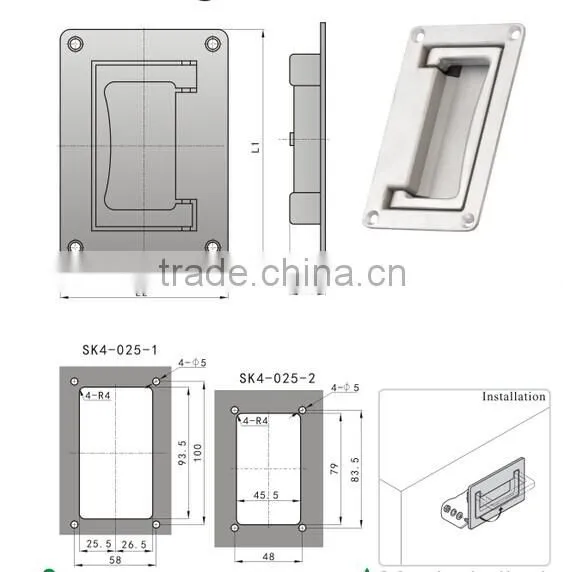 Manufacturing SK4-025 container&control equipment handle