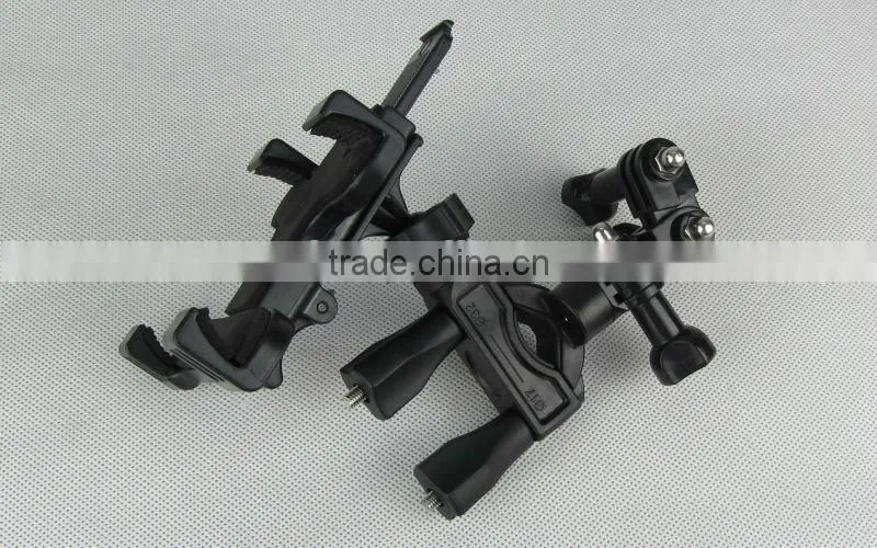 Telesin Professional Multi-funcion bike handlebar grip mount for mini ipad & go pro camera