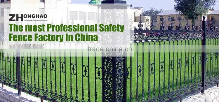 High Security Bulk sale Manufacturer Eco-friendly longested time wrought iron fence