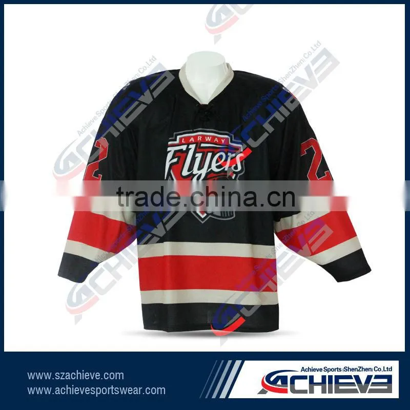 sublimation customized ice hockey jersey