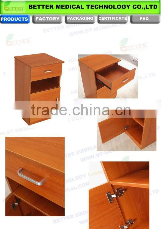 Hospital Wooden Bedside Cabinet