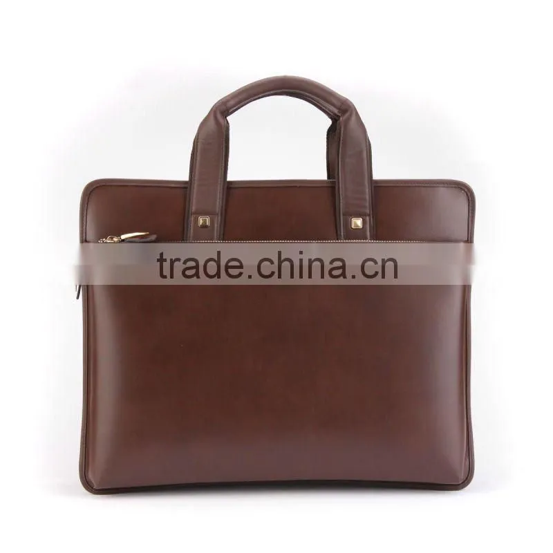 2013 high quality leather briefcase
