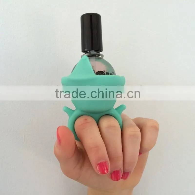 Wearables nail polish bottle holder Nail oil bottle sets lazy bones articles