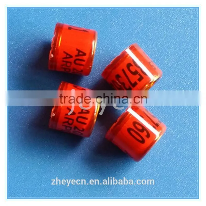 factory direct good quality and cheap price racing pigeon ring foot tag pet ring leg tag