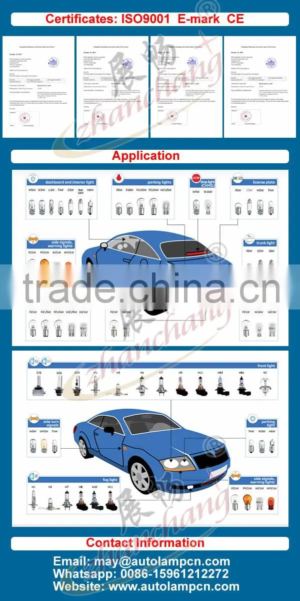 LED festoon auto led lamp 12W led bulb
