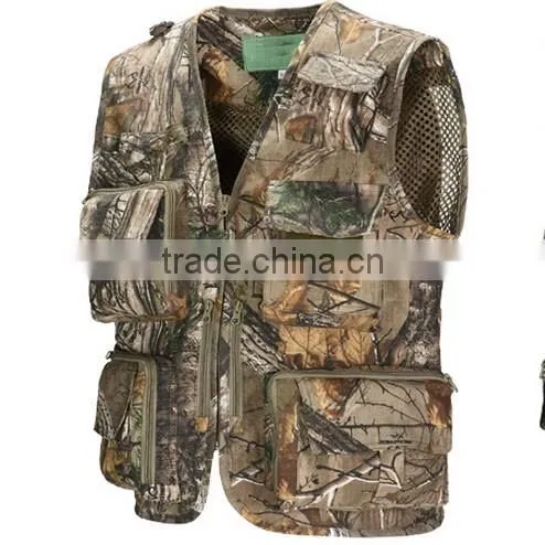 Custom Man Camo Fishing Vest