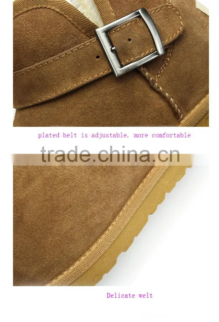 Fashion plain dress boots winter boots fur boots