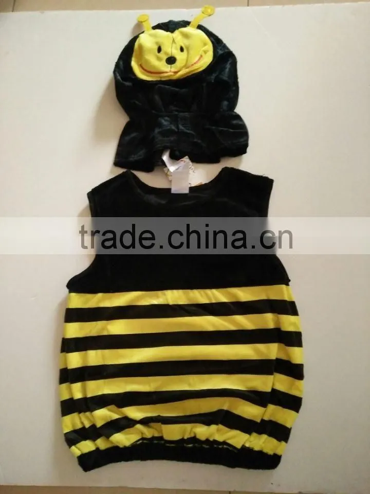 In stock cosplay party animal baby mascot costume child bee costume for baby boy