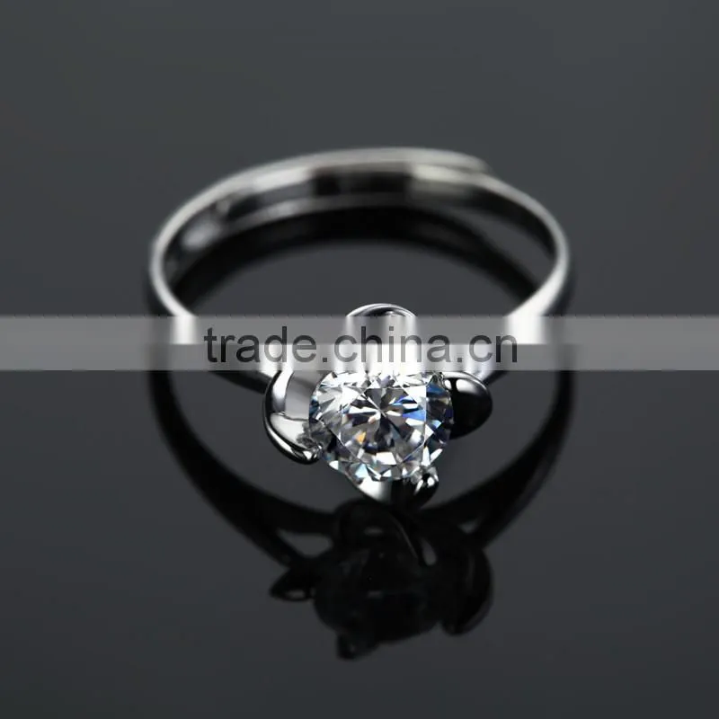 christmas gift S925 silver dimond jewelry ring for girlfriend