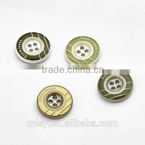 2015 new arrival metal sewing gold button for clothing and coat