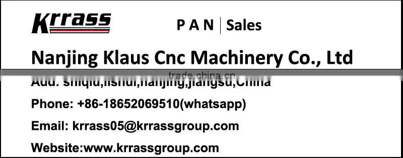 KRRASS good quality metal sheet cutting machine 4000mm length cnc v grooving machine