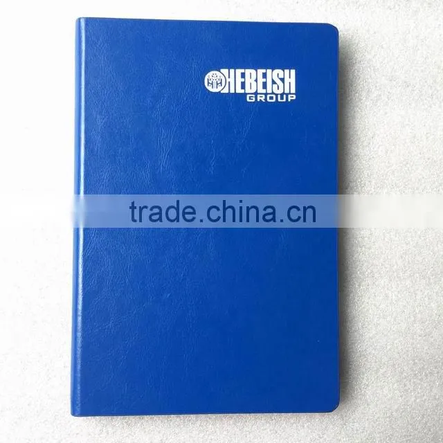 Newly promotional leather loose leaf Diarysk with pen