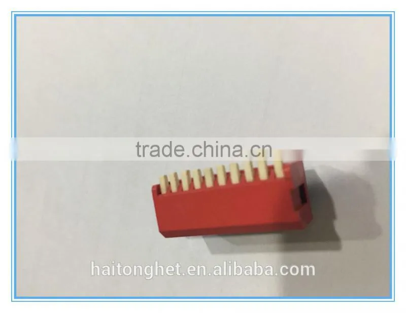 6 positon piano type dip switch