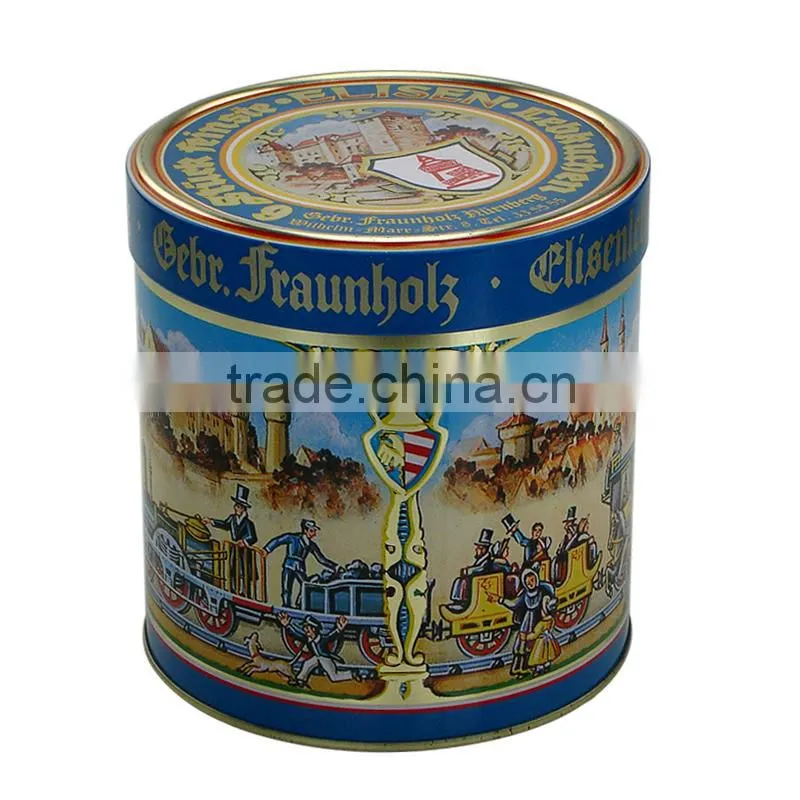 Nice can round spice tin can
