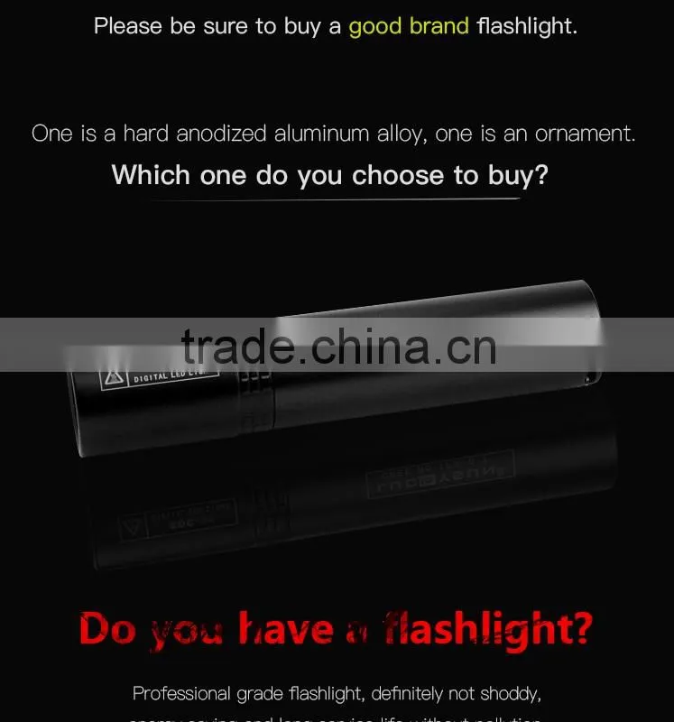 Exclusive Design Portable torch lights CREE5 493LM Waterproof LED Flashlight with 6 Modes