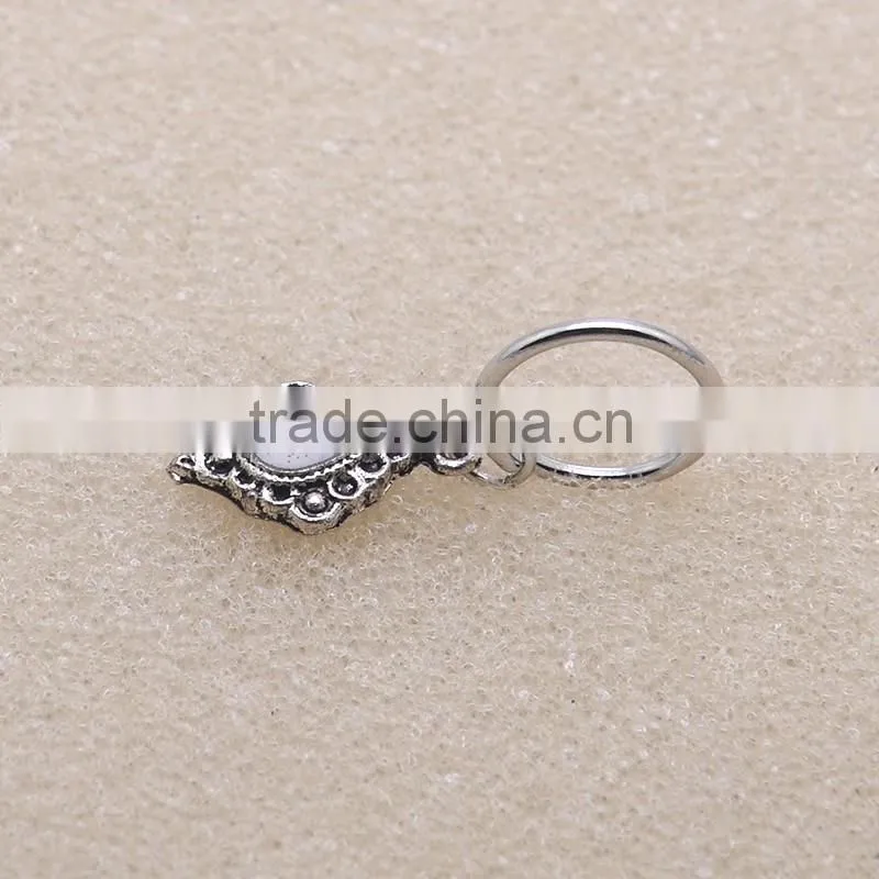 Top selling with good price amazon antique opal pendant anti silver ring design