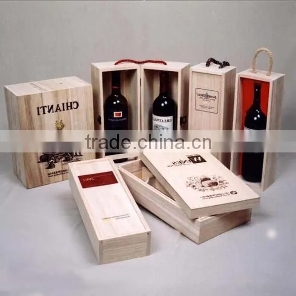 pine wood wine boxes