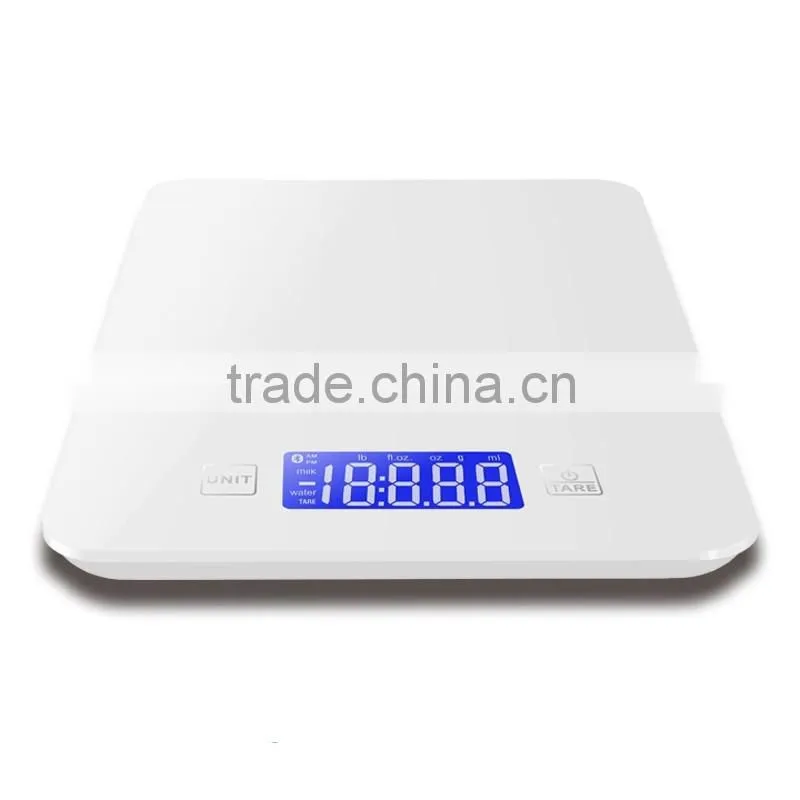 2016 Most popular bluetooth weighing kichen scale