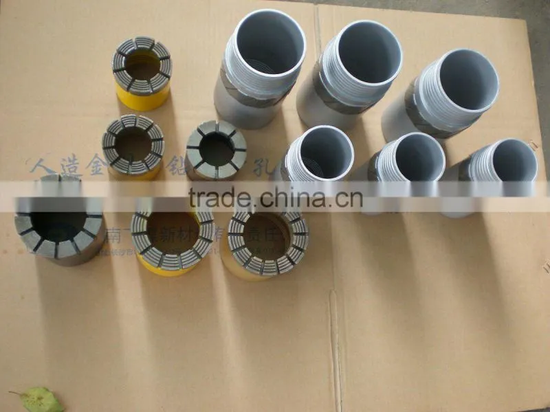 AQ, BQ, NQ ,PQ,HQImpregnated diamond core drill bit for core mining