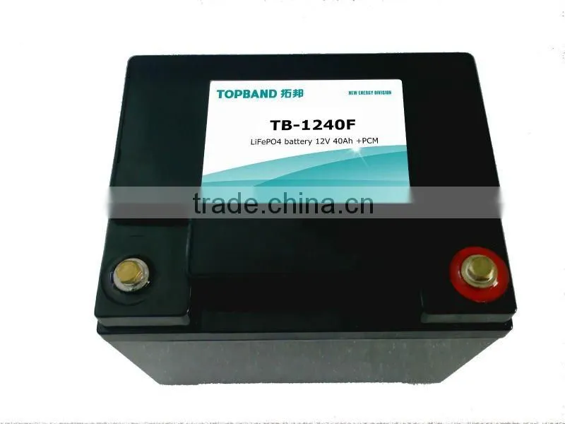 12V 40Ah lithium battery for lamping,solar pannel,ups application.