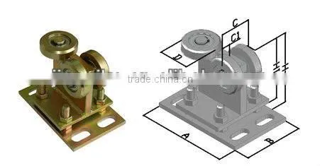 carriage door roller ,cantilever gate wheels