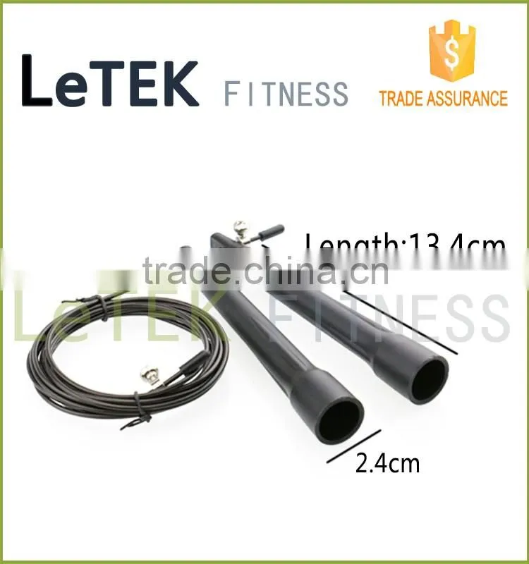 Adjustable Speed Jump Rope - Lightweight Long Ballistic Handles-Adjustable Length Cable and Dual Bearing with Carrying Bag