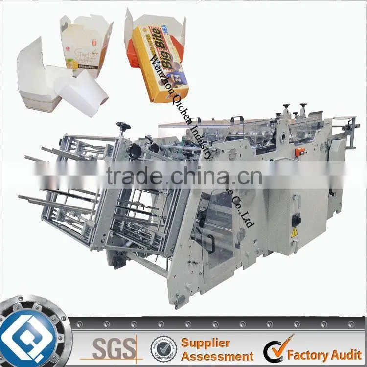 QH-9905 Machine To Make Cardboard Boxes Food Boxes.