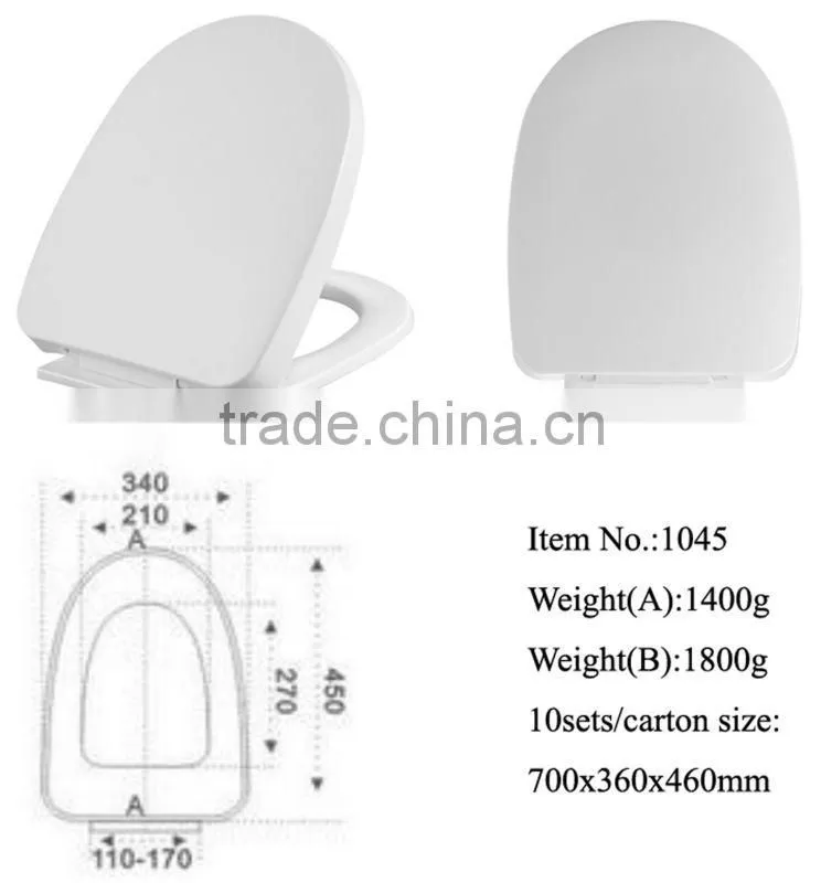 1045 unique sanitary ware plastic toilet seat cover chaozhou