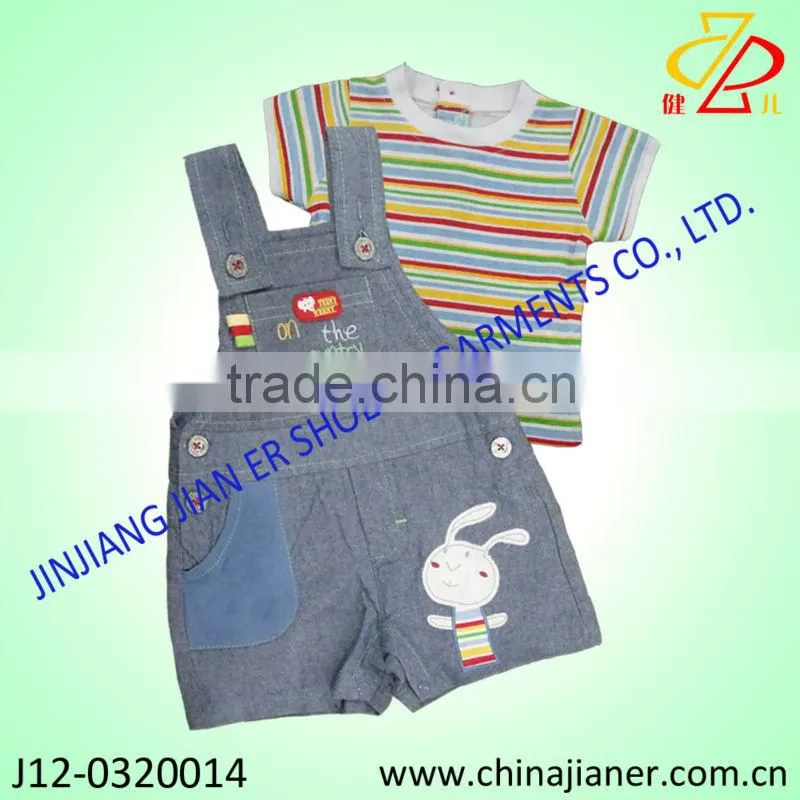 wholesale boy summer 3 pcs set fashion design kids clothing