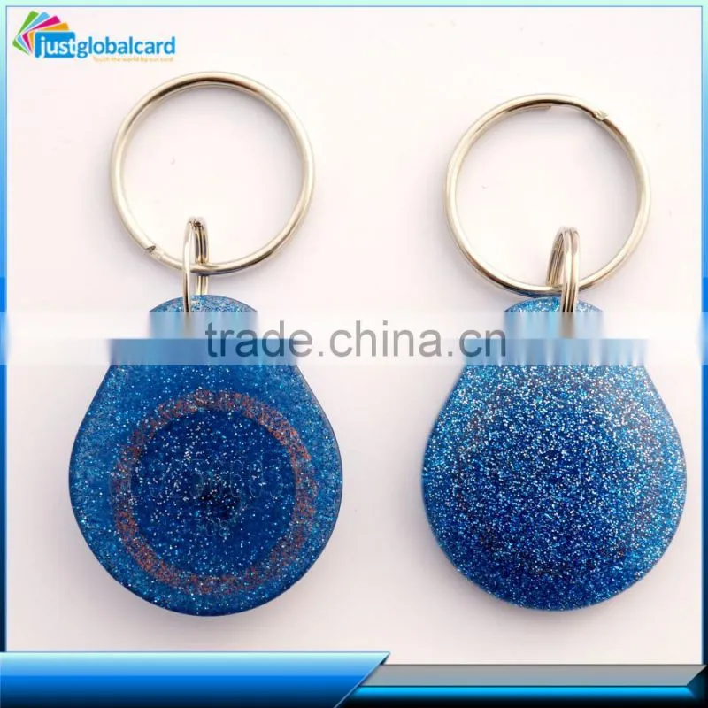 ISO standard ABS material writable smart rfid keyfob