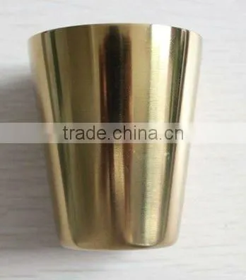 2oz stainless steel and plastic skull shot glass