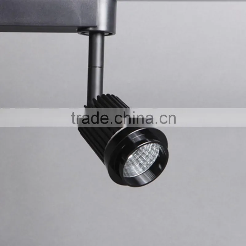 7W Black Adjustable COB led track spot light with good quality