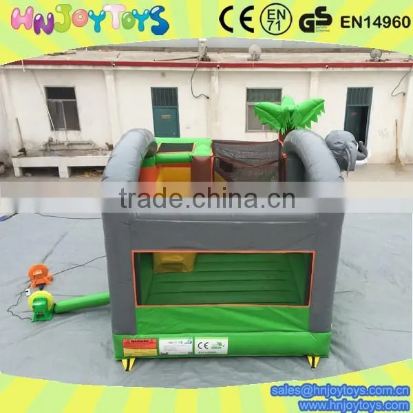 Animal Outdoor Playground Elephant Children Play Game Adult Bounce House Air Castle Jumping