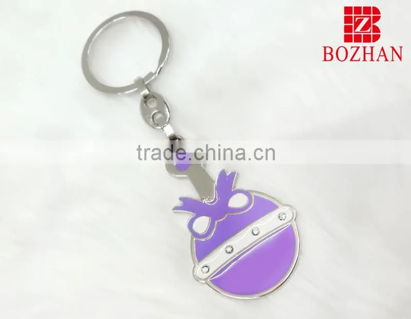 OEM promotional gift with diamonds key fob