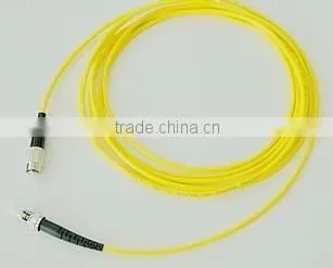 Singlemode PVC Optical Fiber Patch Cable , FC-ST SM 9 / 125 Fiber Optic Jumper Cables