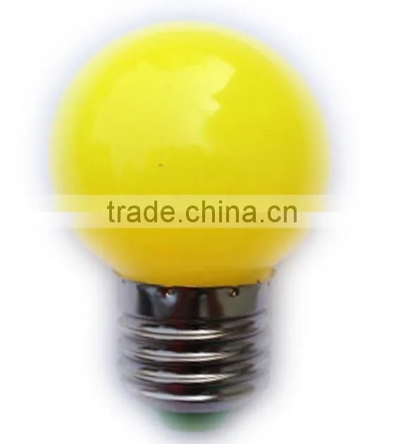 12V 24V 230V E27 B22 E14 G45 multi-colored bulb plastic house for indicator lamp