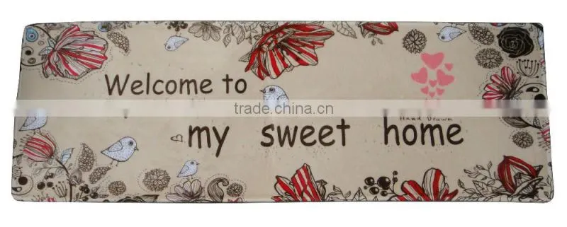 sweet bird christmas kitchen mat