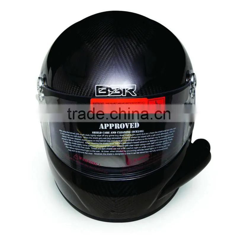 Full face helmet SNELL SA2010 rated with side air tube