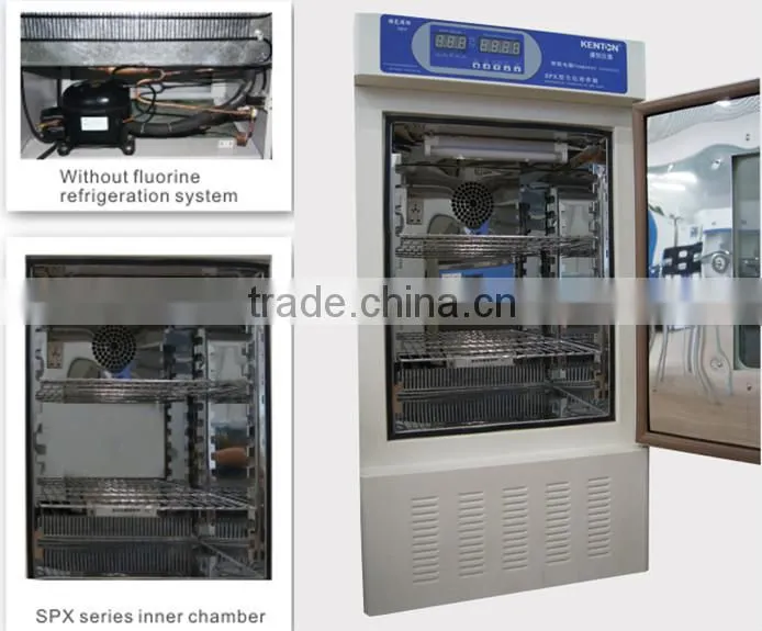 SPX-100S electrical BOD incubator with refrigeration system for sale