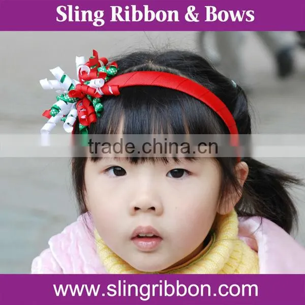 Factory Wholesale Cheap Korker Ribbon Headbands For Young Girls