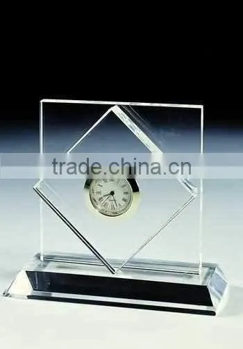 2016 New design great crystal table clock